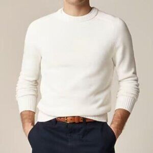 J. Crew Men's Crewneck Sweater - White